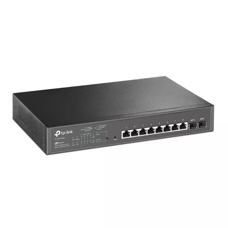 Managed switch TP-Link JetStream TL-SG2210MP 10-portový Gigabit Smart PoE
