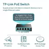 TP-Link 5-portový Gigabit Easy Smart PoE switch so 4-portovým PoE+