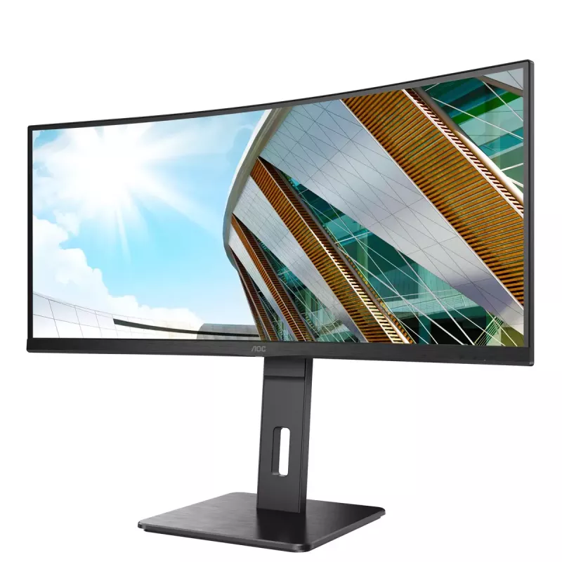 AOC P2 CU34P2A počítačový monitor 86,4 cm (34 palcov) 3440 x 1440 Quad HD LED čierny