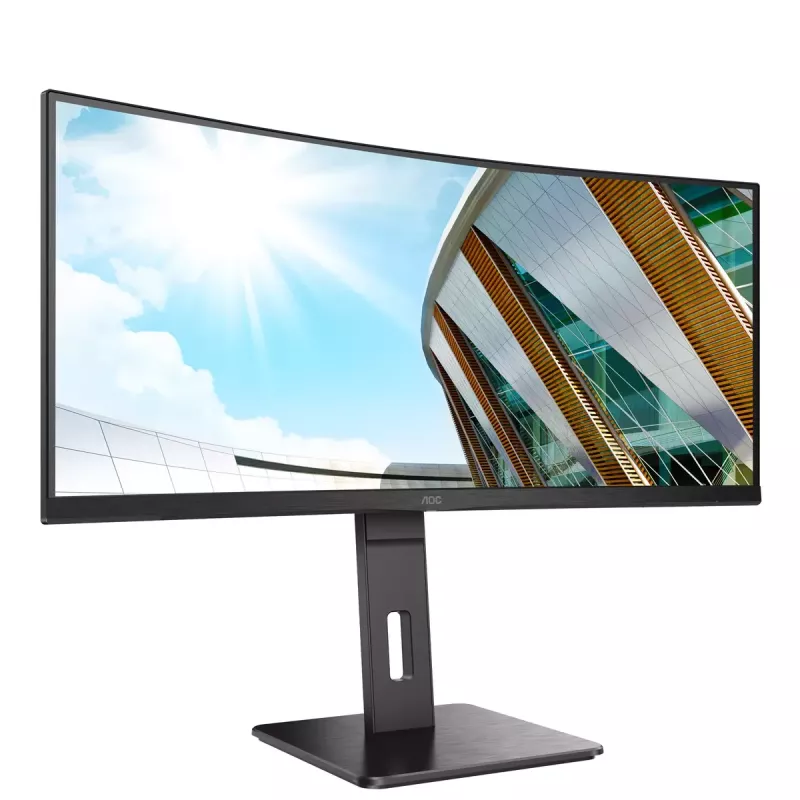 AOC P2 CU34P2A počítačový monitor 86,4 cm (34 palcov) 3440 x 1440 Quad HD LED čierny