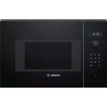 Vstavaná mikrovlnná rúra solo Bosch Serie 6 BFL524MB0 — 800 W, 20 l, gril, dotykové a otočné ovládače, čierna