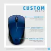 HP bezdrôtová myš 220 (Lumiere Blue), obojručná, RF Wireless, modrá