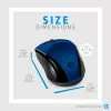 HP bezdrôtová myš 220 (Lumiere Blue), obojručná, RF Wireless, modrá
