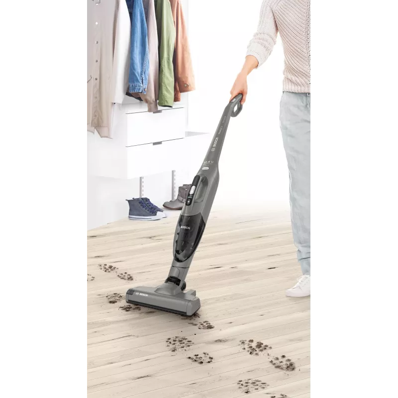 Bosch Serie 2 BBHF214G tyčový vysávač/elektrická metla 2-in-1 tyčový vysávač batéria suchý bezvreckový sivá