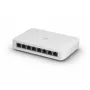 Managed switch UBIQUITI UniFi Switch Lite 8 PoE L2, 8× Gigabit, 4× PoE+ (30 W/port), 54 V DC, 60 W spotreba