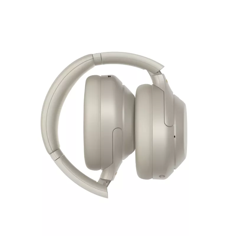 Sony WH-1000XM4 headset káblový a bezdrôtový cez hlavu hovory/hudba USB Type-C Bluetooth strieborný