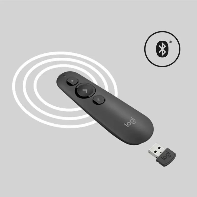 LOGITECH R500s laserový prezentačný ovládač grafitový