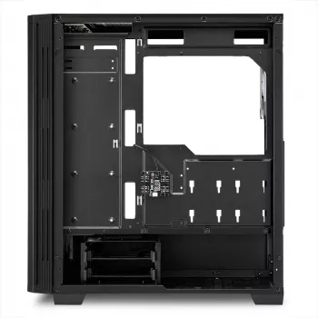 PC skriňa Sharkoon RGB LIT 100 Midi Tower čierna