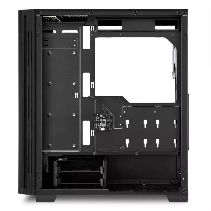 PC skriňa Sharkoon RGB LIT 100 Midi Tower čierna