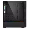 PC skriňa Sharkoon RGB LIT 100 Midi Tower čierna