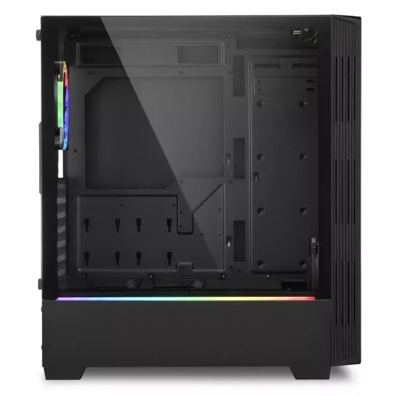 PC skriňa Sharkoon RGB LIT 100 Midi Tower čierna