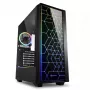 PC skriňa Sharkoon RGB LIT 100 Midi Tower čierna