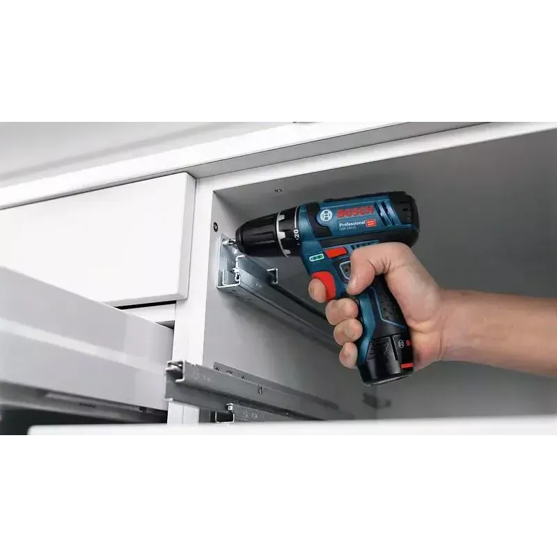 Bosch akumulátorový vŕtací skrutkovač 12 V Li-Ion 1300 RPM čierna, modrá, červená