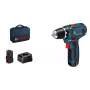 Bosch akumulátorový vŕtací skrutkovač 12 V Li-Ion 1300 RPM čierna, modrá, červená