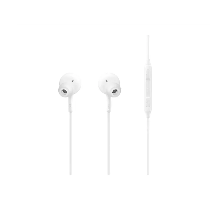 Káblové in-ear slúchadlá Samsung EO-IC100, binaurálne, USB Type-C konektor, 32 Ω impedancia, 20–20000 Hz, biele