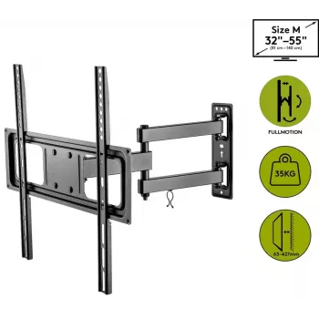 Goobay TV držiak na stenu Basic FULLMOTION M 35 kg 32-55 palcov