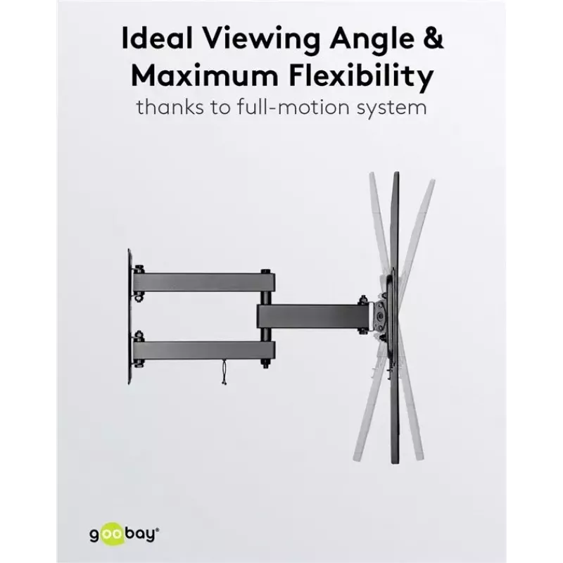 Goobay TV držiak na stenu Basic FULLMOTION M 35 kg 32-55 palcov