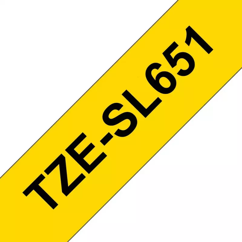 Brother TZE-SL651 páska na etikety čierna na zlatej