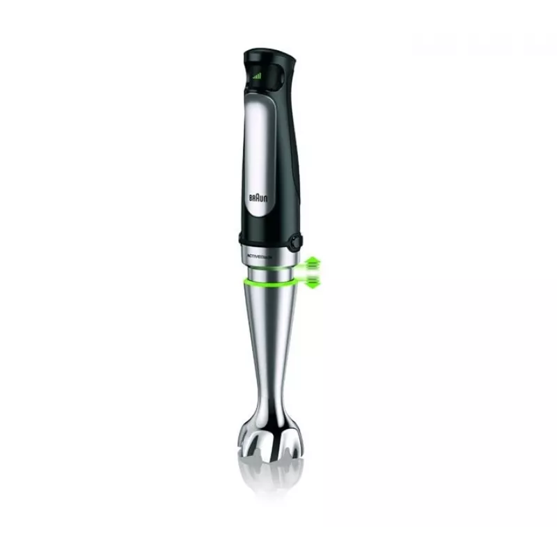 Braun MultiQuick 7 MQ 7045X 1,25 L tyčový mixér 1000 W čierna, nehrdzavejúca oceľ