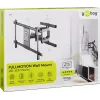 Goobay TV držiak na stenu Pro FULLMOTION (XL) 60 kg 43–100 palcov