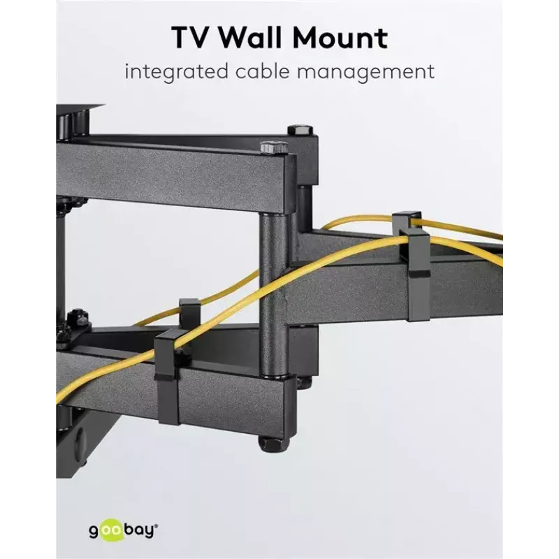 Goobay TV držiak na stenu Pro FULLMOTION (L) 60 kg 37–70 palcov
