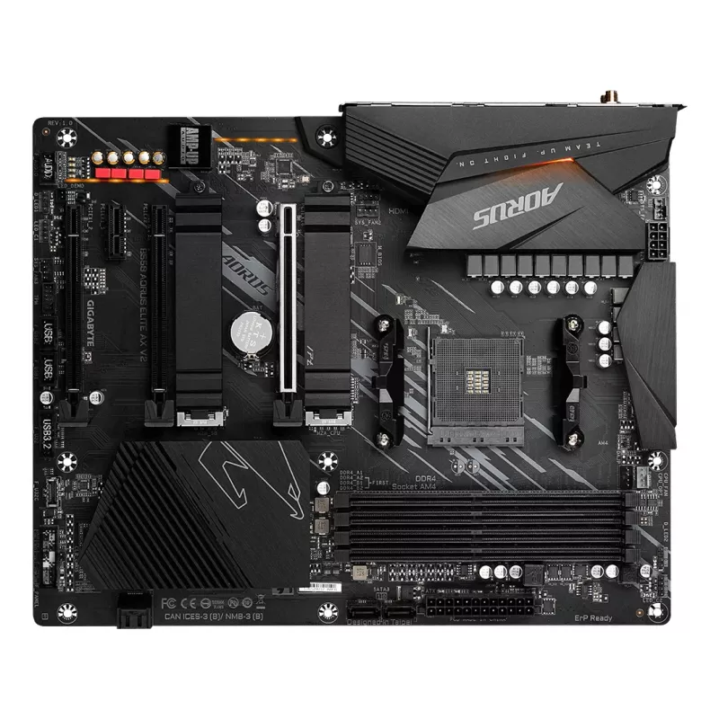 Základná doska GIGABYTE B550 AORUS ELITE AX V2 ATX, AMD B550, Socket AM4, DDR4, 4 DIMM, Wi-Fi 6E, 2.5Gb LAN
