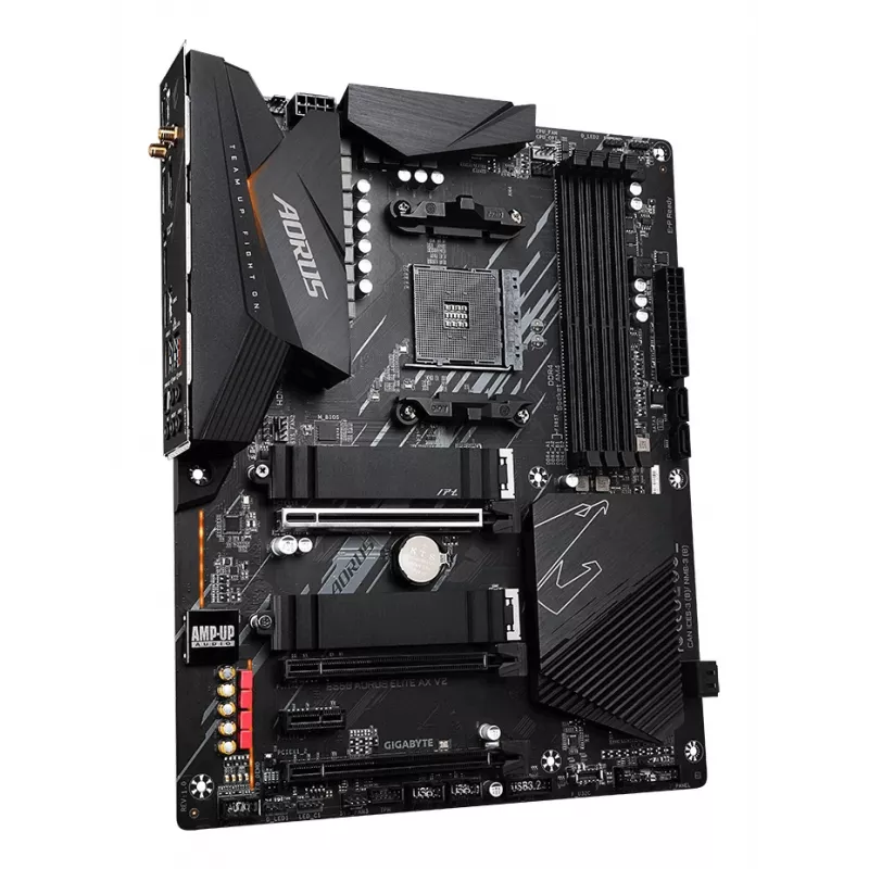 Základná doska GIGABYTE B550 AORUS ELITE AX V2 ATX, AMD B550, Socket AM4, DDR4, 4 DIMM, Wi-Fi 6E, 2.5Gb LAN
