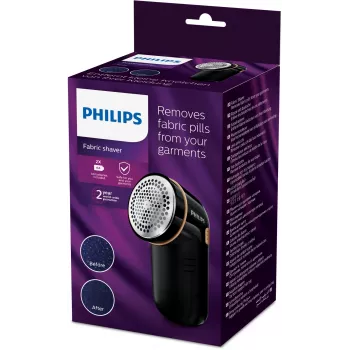 Philips GC026/80 odstraňovač žmoliek, čierna, alkalická, AA, 123 mm, 80 mm, 58 mm