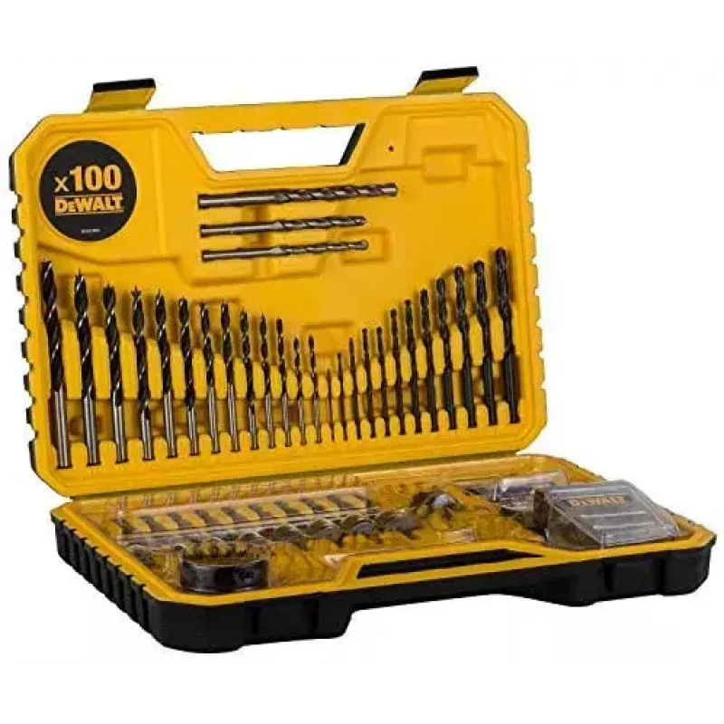 DeWALT DT71563 súprava skrutkovacích hrotov, vrtákov a vykrajovačov otvorov, 100 kusov