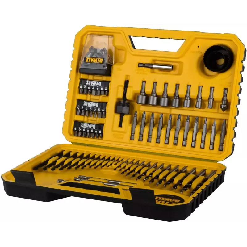 DeWALT DT71563 súprava skrutkovacích hrotov, vrtákov a vykrajovačov otvorov, 100 kusov