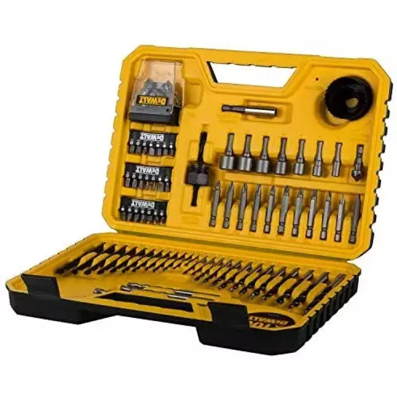 DeWALT DT71563 súprava skrutkovacích hrotov, vrtákov a vykrajovačov otvorov, 100 kusov
