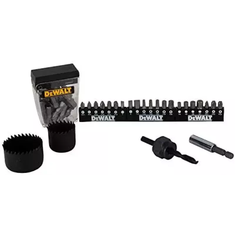DeWALT DT71563 súprava skrutkovacích hrotov, vrtákov a vykrajovačov otvorov, 100 kusov