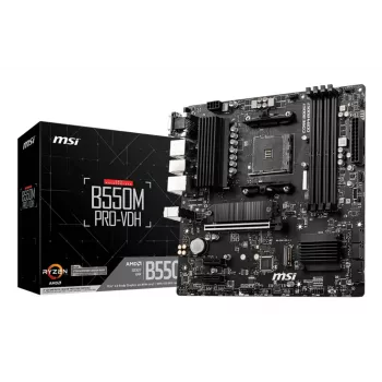 MSI B550M PRO-VDH základná doska AMD B550 Socket AM4 micro ATX