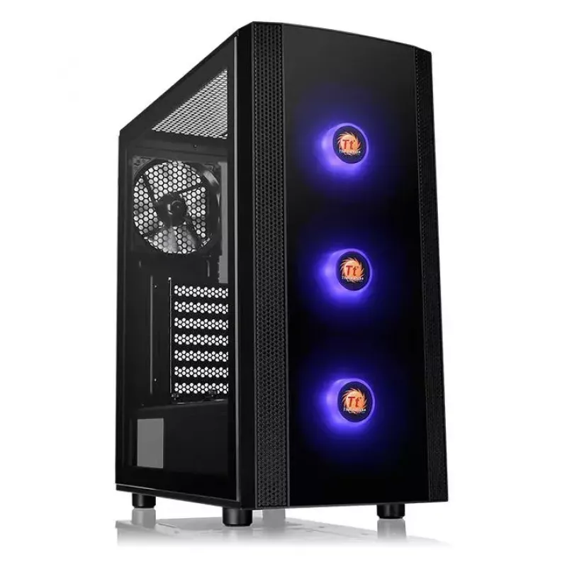 PC skriňa Thermaltake Versa J25 TG RGB Midi Tower čierna