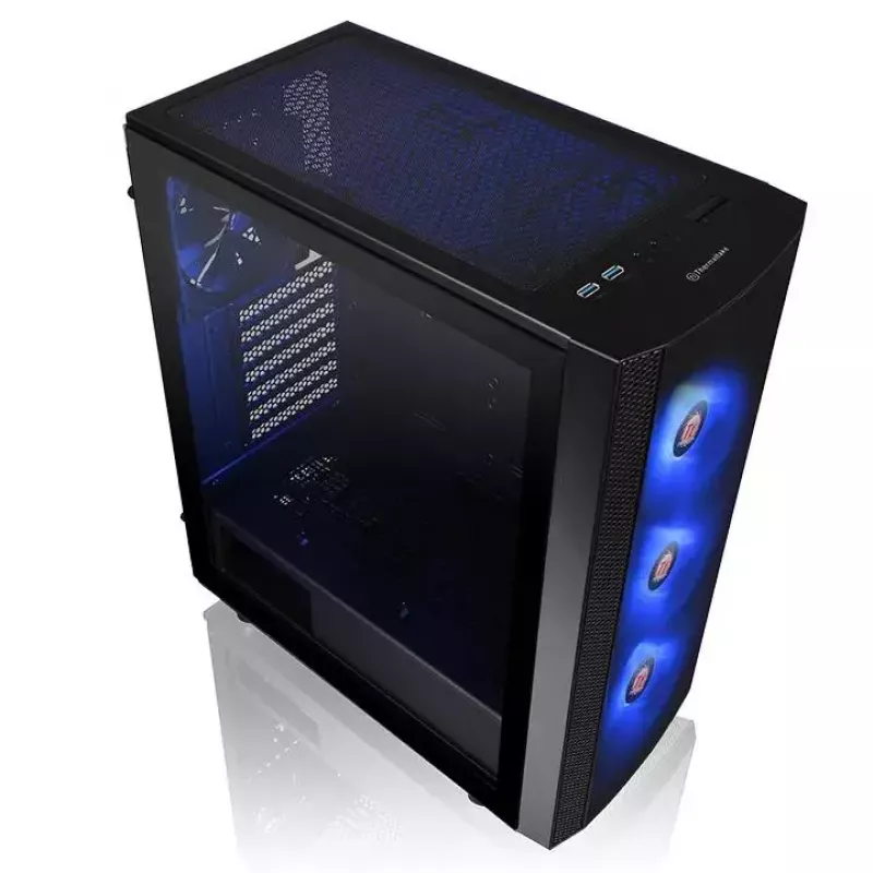 PC skriňa Thermaltake Versa J25 TG RGB Midi Tower čierna