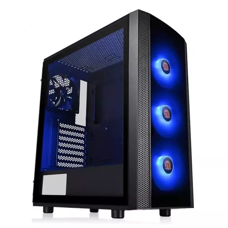 PC skriňa Thermaltake Versa J25 TG RGB Midi Tower čierna
