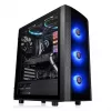 PC skriňa Thermaltake Versa J25 TG RGB Midi Tower čierna