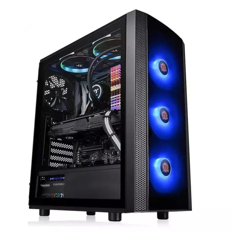 PC skriňa Thermaltake Versa J25 TG RGB Midi Tower čierna