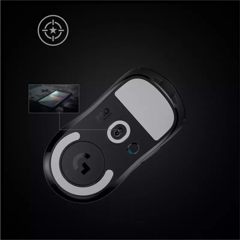 LOGITECH herná myš - Pro X Superlight Wireless - čierna