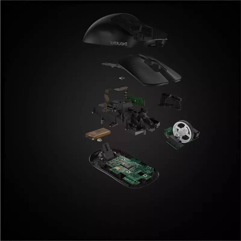 LOGITECH herná myš - Pro X Superlight Wireless - čierna