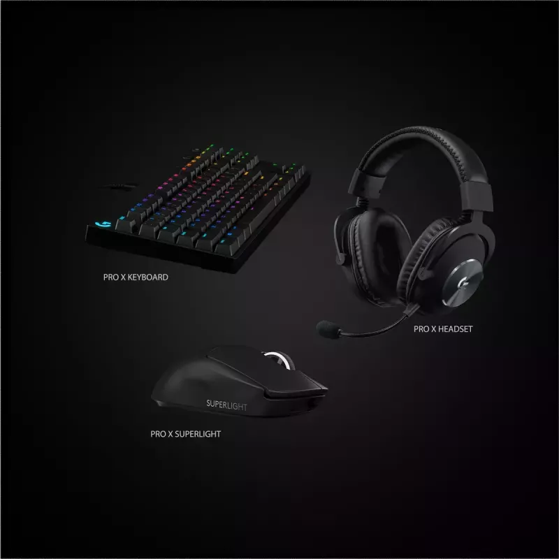 LOGITECH herná myš - Pro X Superlight Wireless - čierna