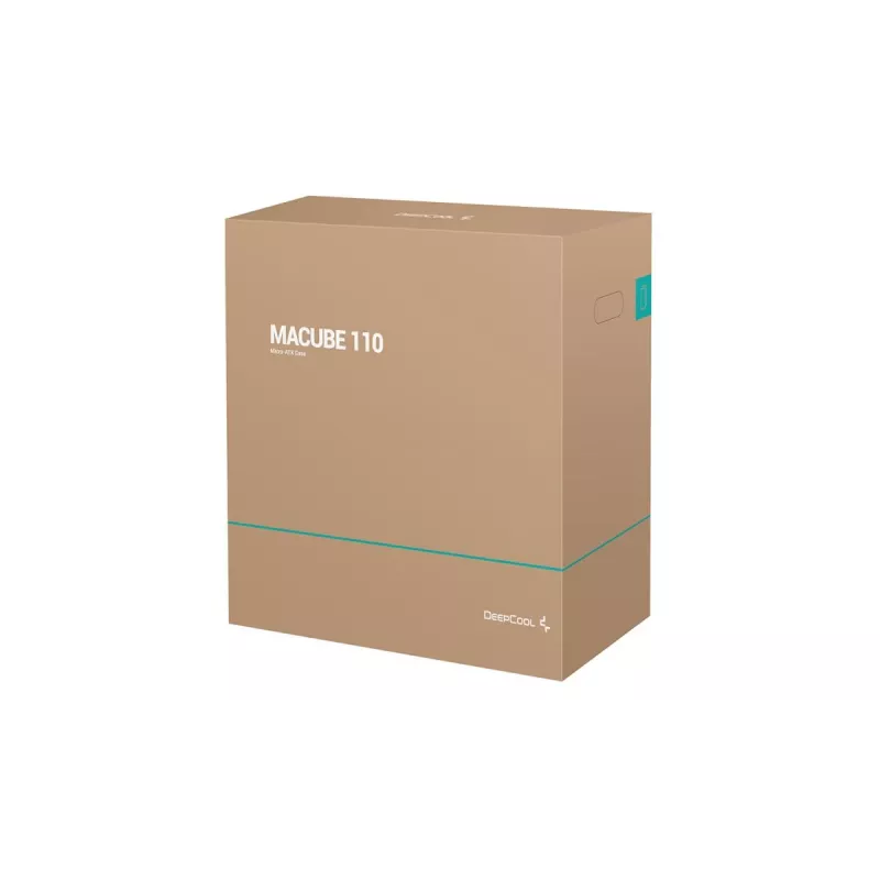PC skriňa DeepCool MACUBE 110 Midi-Tower čierna — microATX/Mini-ITX, tvrdené sklo, podpora GPU 320 mm, CPU chladič 165 mm
