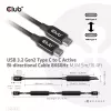 CLUB3D USB 3.2 Gen2 Type C to C aktívny obojsmerný kábel 8K60Hz M/M 5m/16.4ft