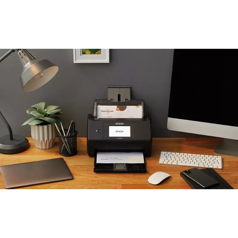 Epson WorkForce ES-580W skener s podávačom 600 x 600 DPI A4 čierny