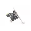 DIGITUS IEEE 1394a rozširujúca karta, Pci-e, 3 porty, 1x ext. 1394mini, 2x ext. 1394a porty