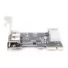 DIGITUS IEEE 1394a rozširujúca karta, Pci-e, 3 porty, 1x ext. 1394mini, 2x ext. 1394a porty