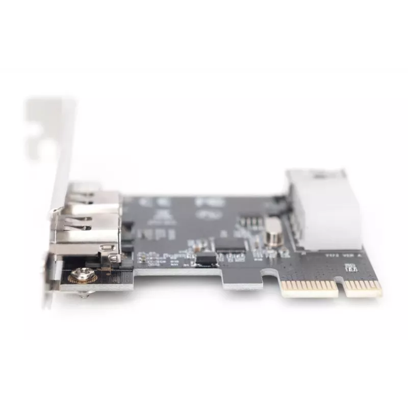 DIGITUS IEEE 1394a rozširujúca karta, Pci-e, 3 porty, 1x ext. 1394mini, 2x ext. 1394a porty