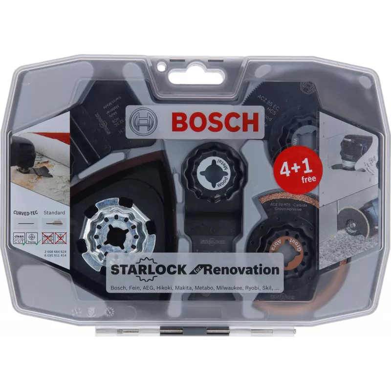 Bosch 2 608 664 624 nadstavec pre multifunkčné náradie sada čepelí