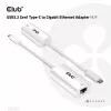 USB3.2 Gen1 Type-C na Gigabit Ethernet adaptér CLUB3D CAC-1519