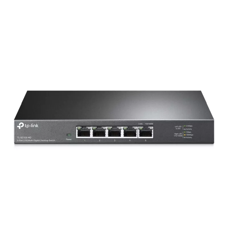 Neupravovateľný switch TP-Link TL-SG105-M2 5-portový 2.5G stolný switch